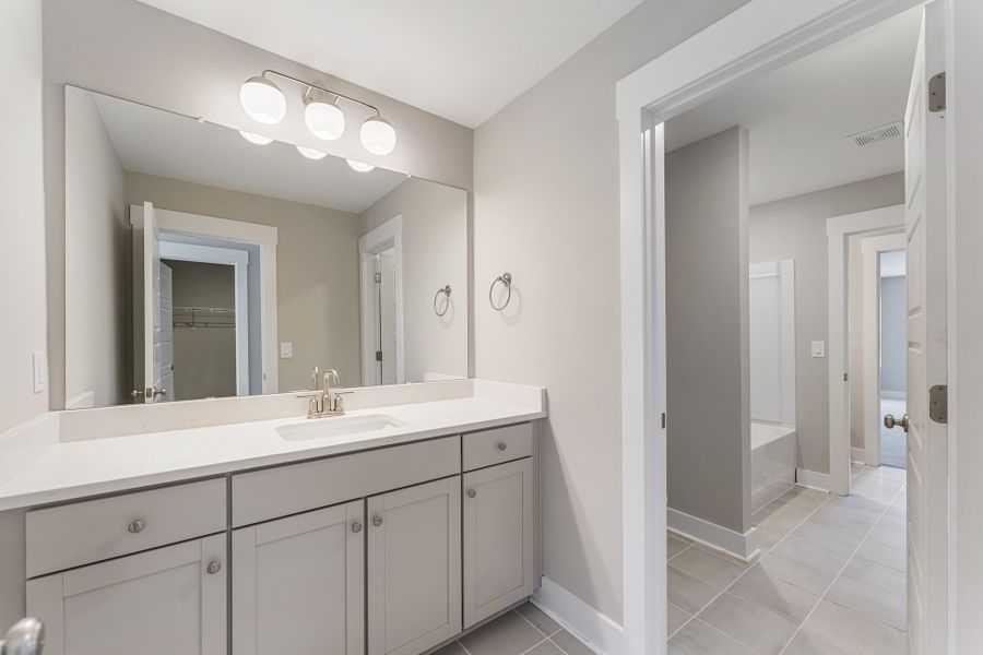 Representative furnished interior of a home built from the Crosby by Hunter Quinn Homes in Landing at Clemson Marina, Seneca (Image 11).