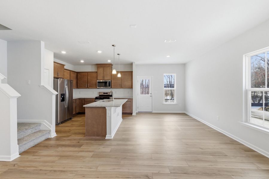Furnished interior view inside a new home in Flemingfield, Greensboro (Image 35).
