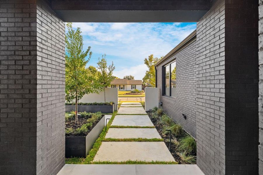 Exterior details and patio area of a home in , Farmers Branch (Image 26).