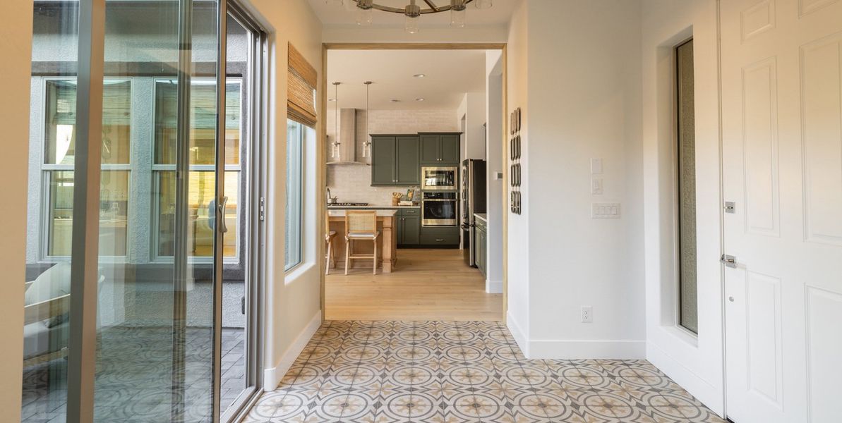 Exterior details and patio area of a home in Overlook at The Dells, Prescott (Image 24). Exterior details and patio area of a home in Overlook at The Dells, Prescott (Image 24).