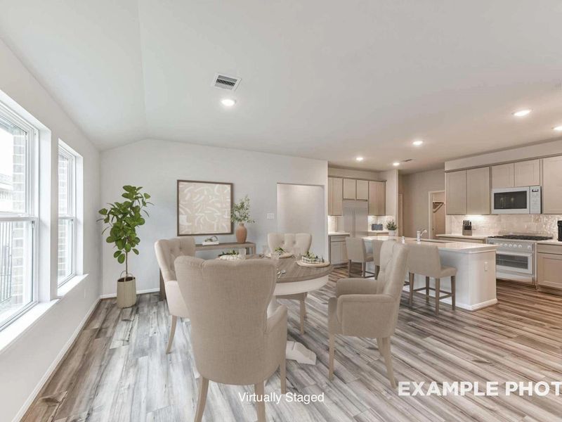 Furnished interior view inside a new home in Sunterra, Katy (Image 4).