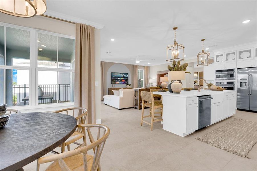 Furnished interior view inside a new home in , Winter Garden (Image 50). Furnished interior view inside a new home in , Winter Garden (Image 50).