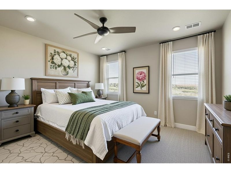 Furnished interior view inside a new home in Country Club Reserve – Fort Collins, Fort Collins (Image 13). Furnished interior view inside a new home in Country Club Reserve – Fort Collins, Fort Collins (Image 13).