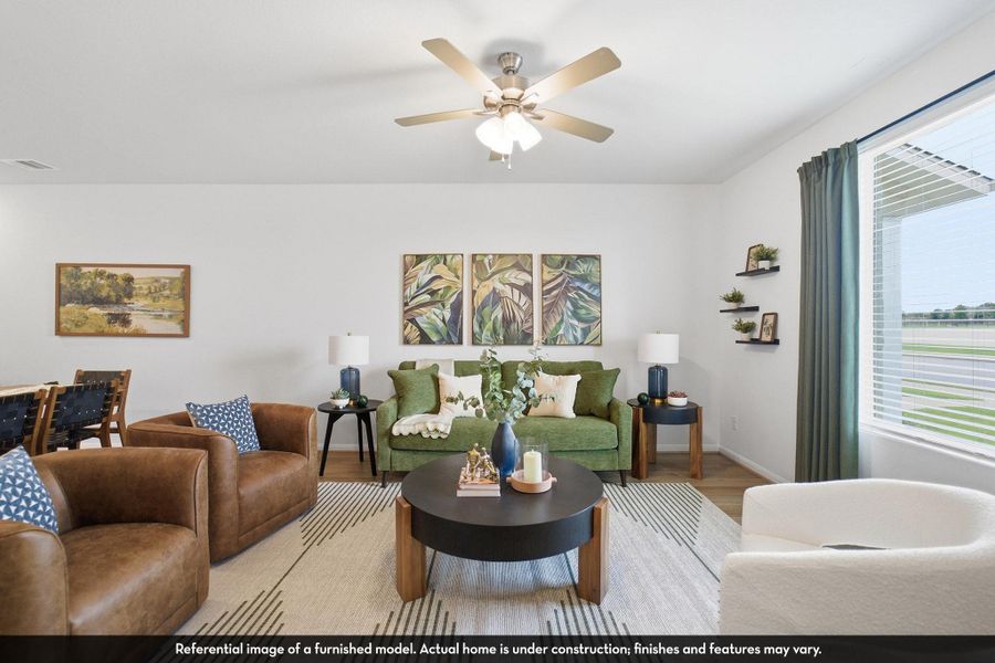 Furnished interior view inside a new home in Municipal Drive Townhomes, Leander (Image 4).