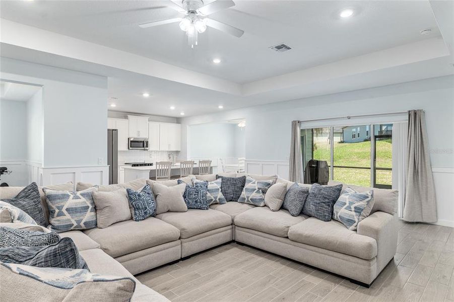 Furnished interior view inside a new home in Grand Park North, Dunnellon (Image 7).