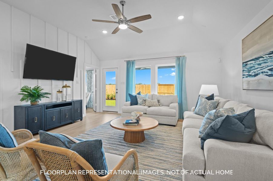 Furnished interior view inside a new home in Moran Ranch, Willis (Image 13).