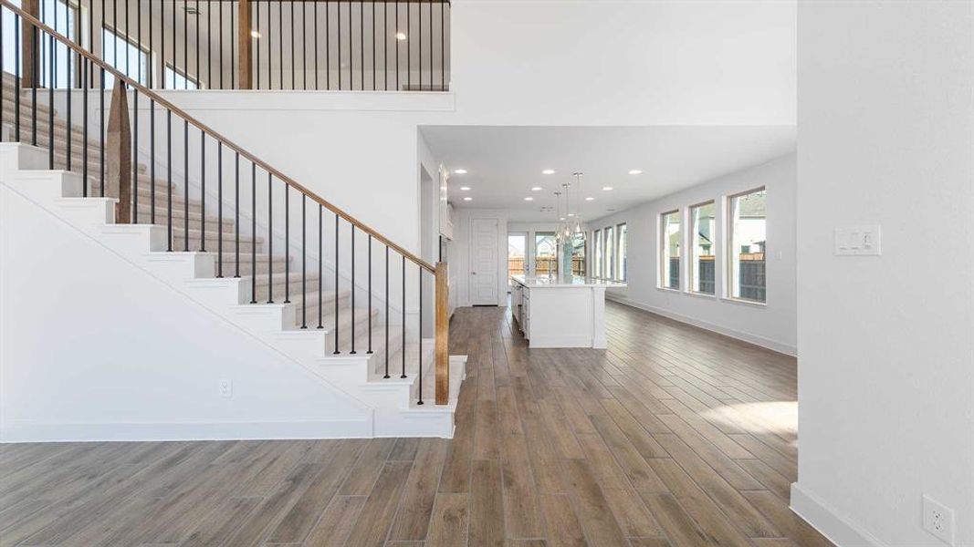 Spacious, unfurnished interior of a new home in The Parks At Wilson Creek 40', Celina (Image 17). Spacious, unfurnished interior of a new home in The Parks At Wilson Creek 40', Celina (Image 17).