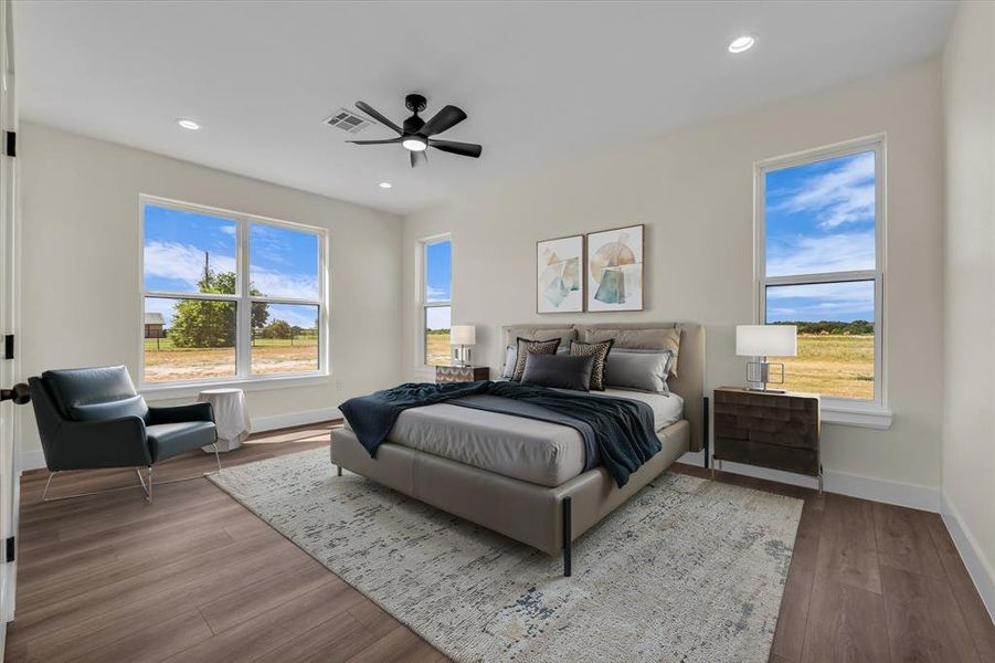 Furnished interior view inside a new home in , Elm Mott (Image 5). Furnished interior view inside a new home in , Elm Mott (Image 5).
