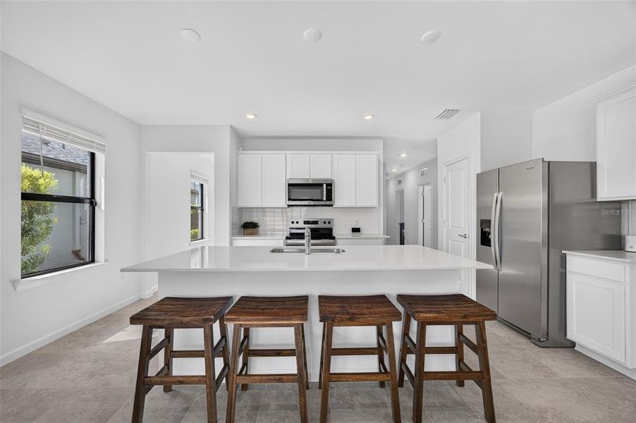 Furnished interior view inside a new home in , Sarasota (Image 10).