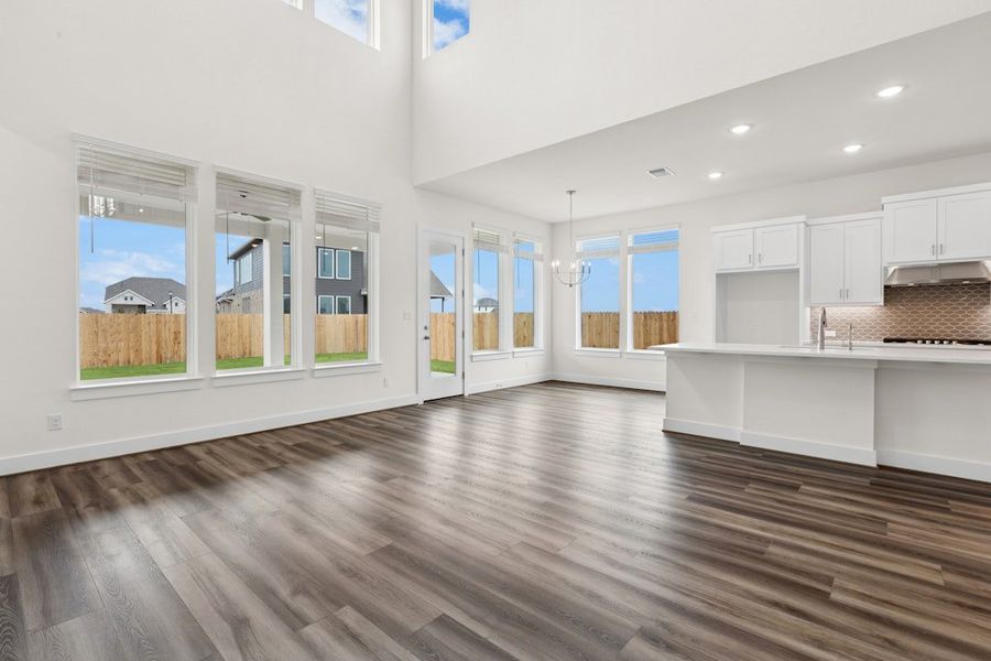Spacious, unfurnished interior of a new home in Blackhawk, Pflugerville (Image 15).