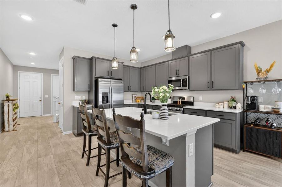 Furnished interior view inside a new home in Seasons at Spring Creek, Okahumpka (Image 35). Furnished interior view inside a new home in Seasons at Spring Creek, Okahumpka (Image 35).