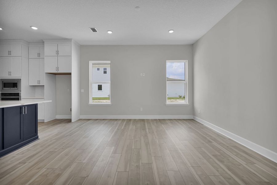 Representative unfurnished interior of a home built from the The Salt by Providence Homes (Florida) in Seabrook Village at Seabrook, Nocatee (Image 13).