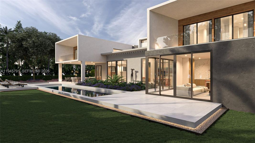 Exterior details and patio area of a home in , Pinecrest (Image 4).