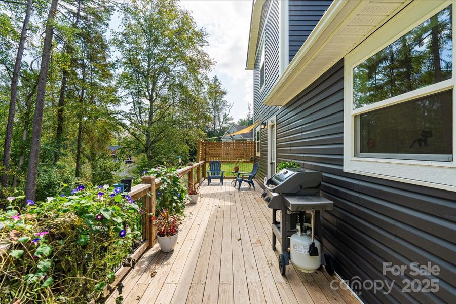Exterior details and patio area of a home in , Alexander (Image 13).