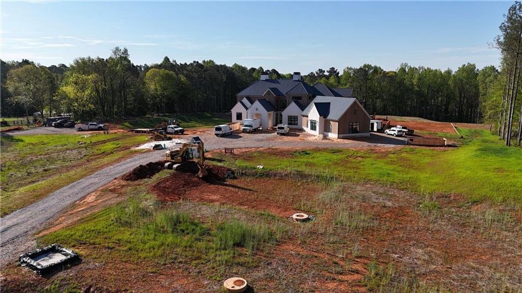 In-progress construction of a new home in , Milton, GA (Image 13).