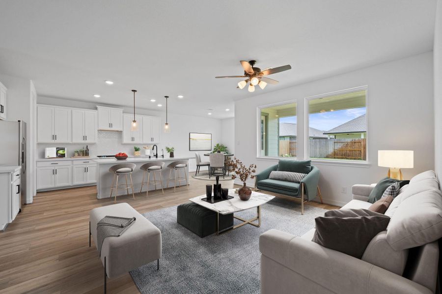 Furnished interior view inside a new home in Dellrose, Hockley (Image 7).