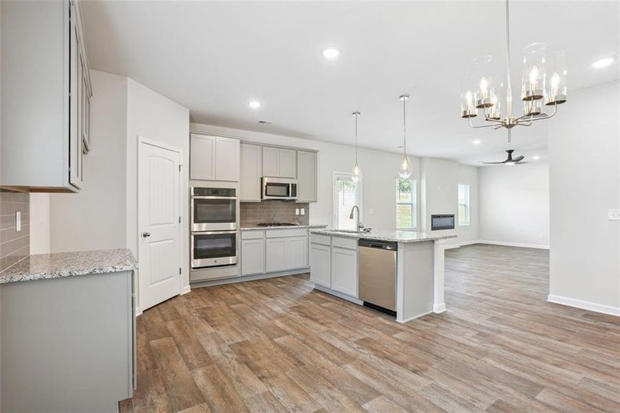 Furnished interior view inside a new home in , Covington (Image 5).