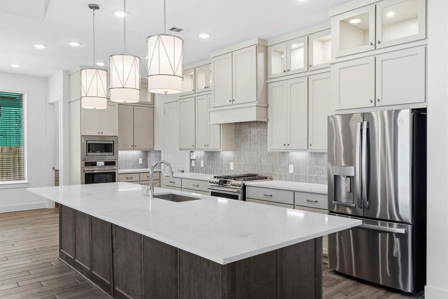 Furnished interior view inside a new home in Meridiana, Manvel (Image 4).