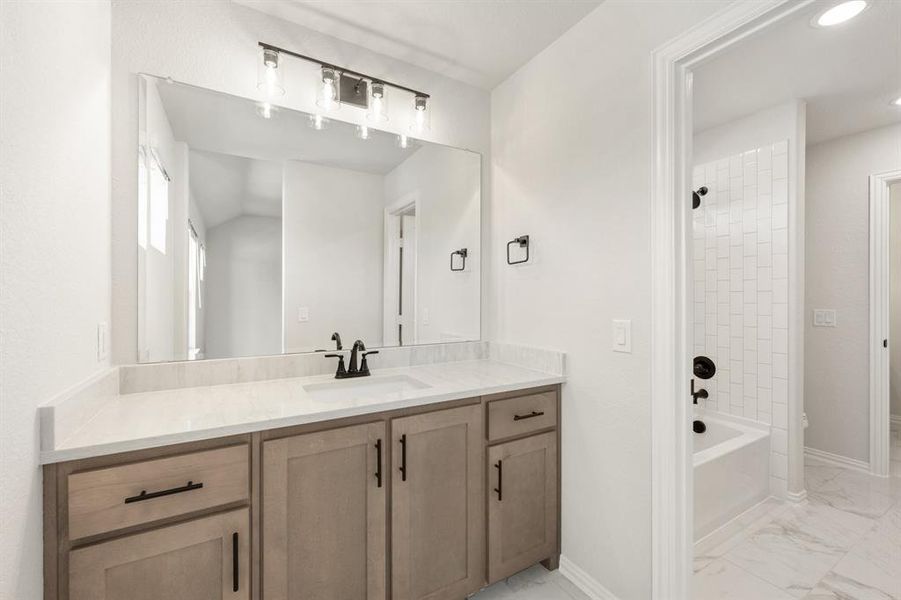 Furnished interior view inside a new home in Mockingbird Heights, Midlothian (Image 29).
