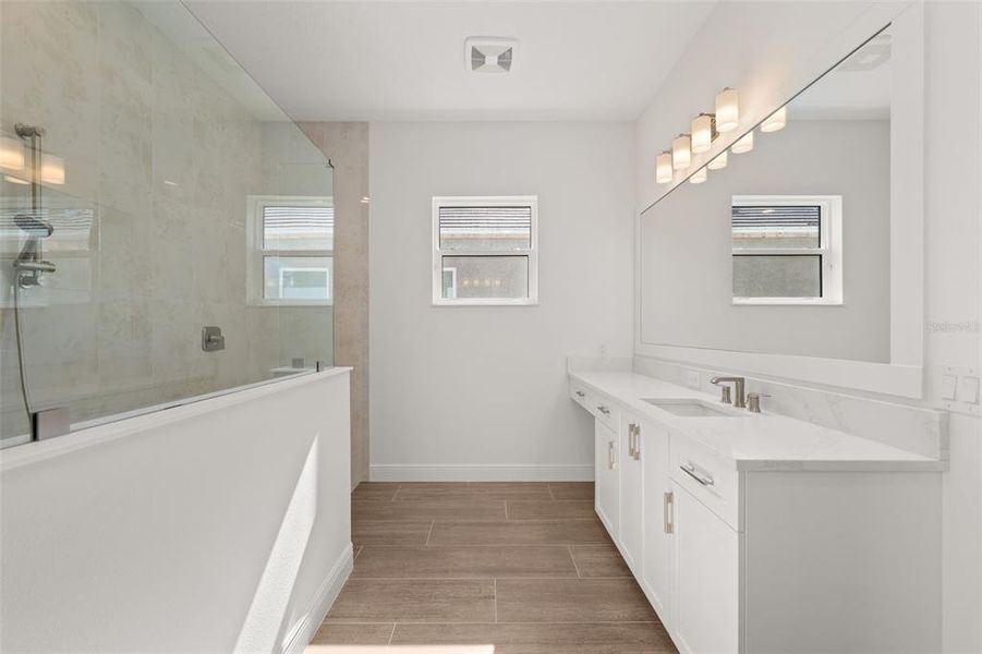 Furnished interior view inside a new home in , Sarasota (Image 16).