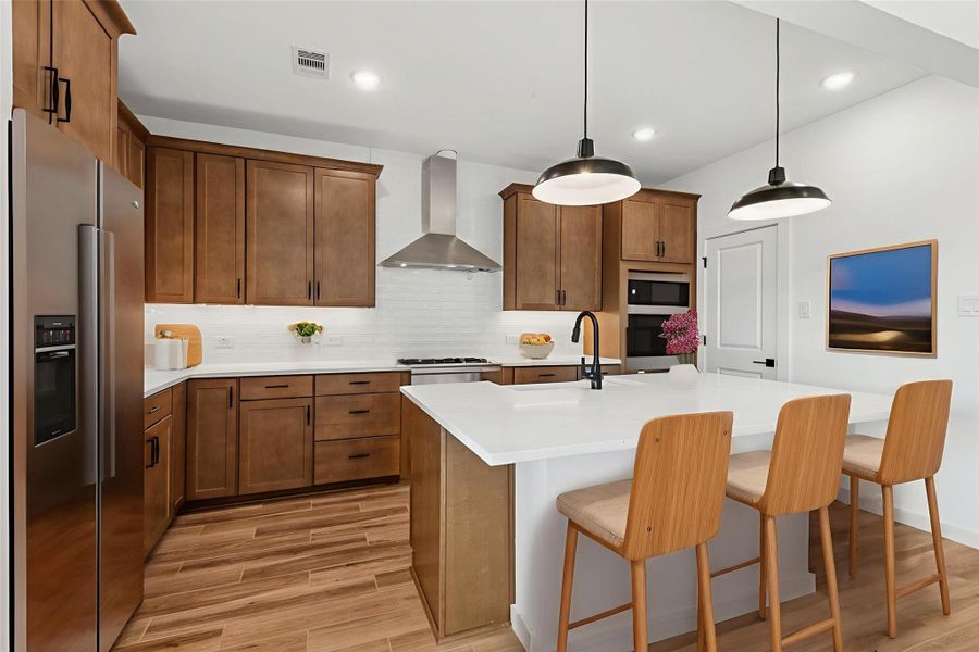Furnished interior view inside a new home in Harvest Pointe, Needville (Image 10).