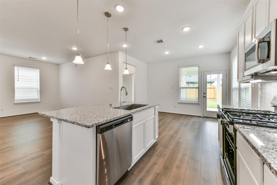 Furnished interior view inside a new home in Anderson Lake, Houston (Image 11).