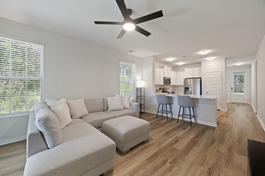 Furnished interior view inside a new home in , Beaufort (Image 6).