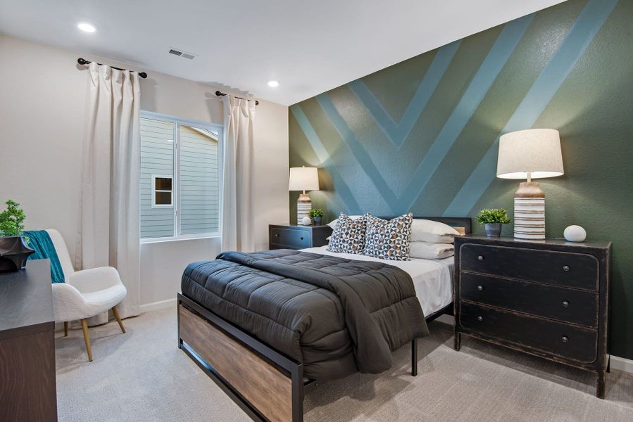 Furnished interior view inside a new home in Reunion, Commerce City (Image 15).