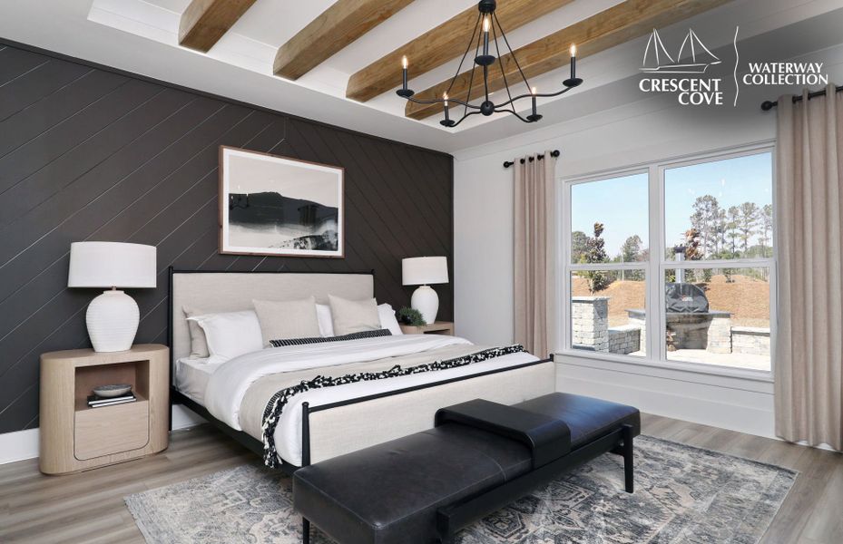 Representative furnished interior of a home built from the Vanderbilt - Waterway Collection by Pulte Homes in Crescent Cove, Myrtle Beach (Image 6).