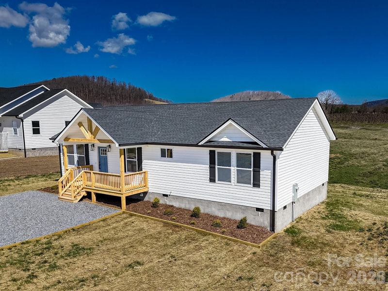 Exterior details and patio area of a home in , Hendersonville (Image 25).