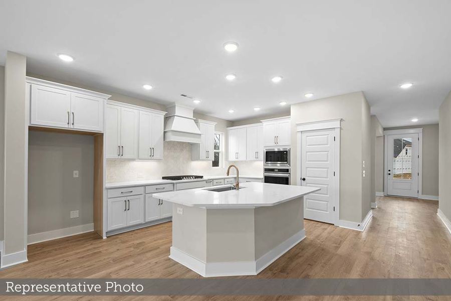 Furnished interior view inside a new home in The Preserve at Five Oaks, Lebanon (Image 4).