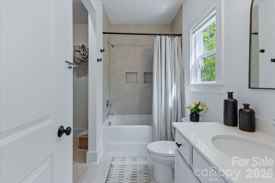 Furnished interior view inside a new home in , Charlotte (Image 7). Furnished interior view inside a new home in , Charlotte (Image 7).