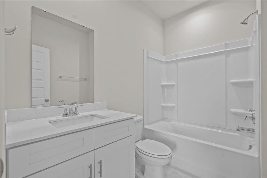 Furnished interior view inside a new home in Creek Ridge - Heritage Collection, Spartanburg (Image 11).