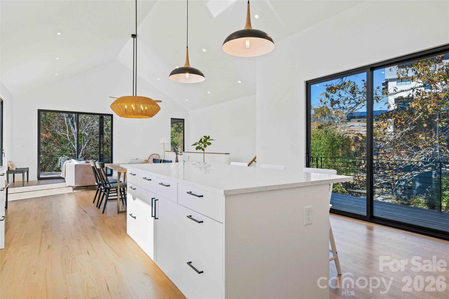 Furnished interior view inside a new home in , Asheville (Image 37).