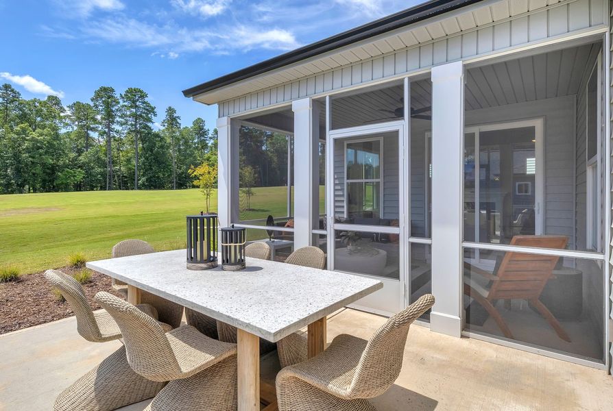 Rear Patio
