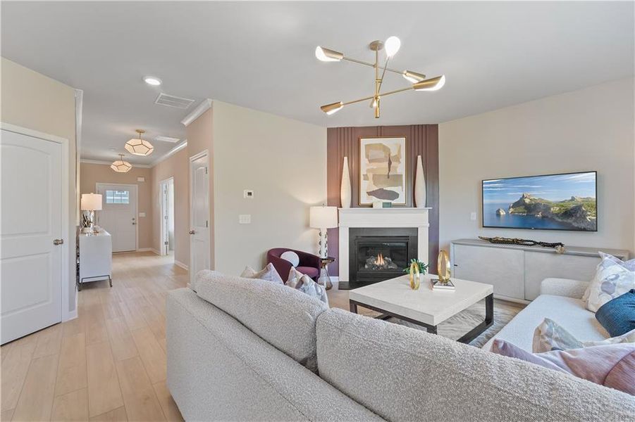 Furnished interior view inside a new home in Cooper Park, McDonough (Image 27).