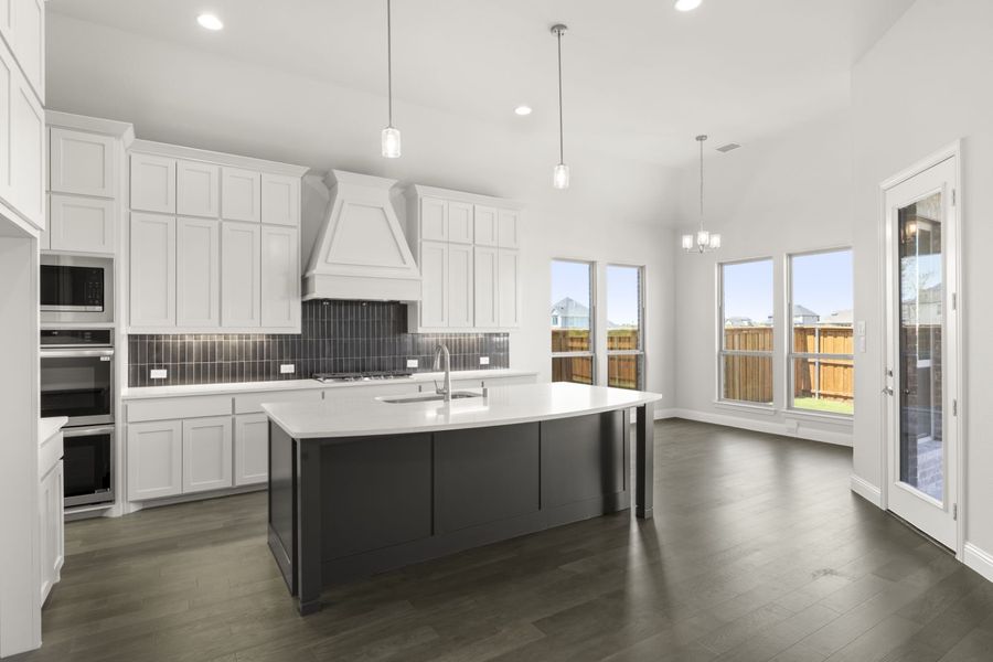 Representative furnished interior of a home built from the Jordan by Windsor Homes in Nelson Lake Estates, Rockwall (Image 11).