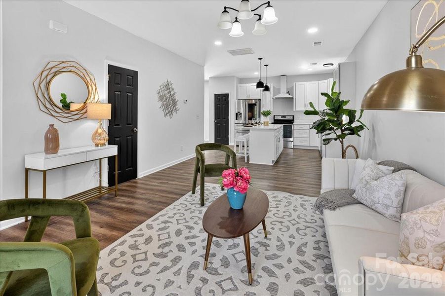 Furnished interior view inside a new home in , Pageland (Image 12).