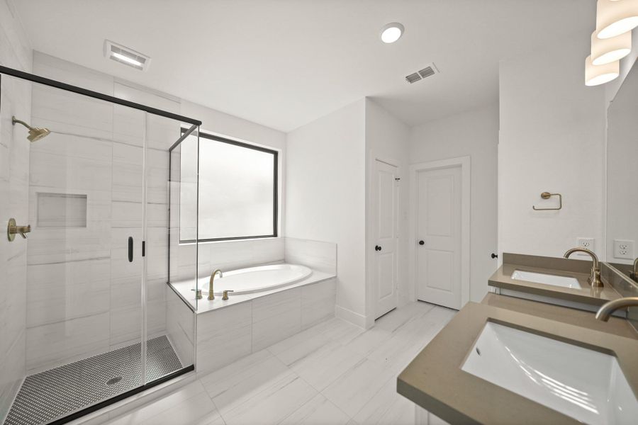 Furnished interior view inside a new home in Bridgeland 45', 50', 70', Cypress (Image 9).