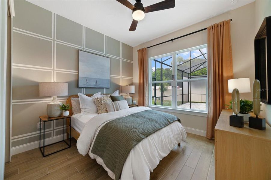 Furnished interior view inside a new home in Eden Preserve, Altamonte Springs (Image 22).