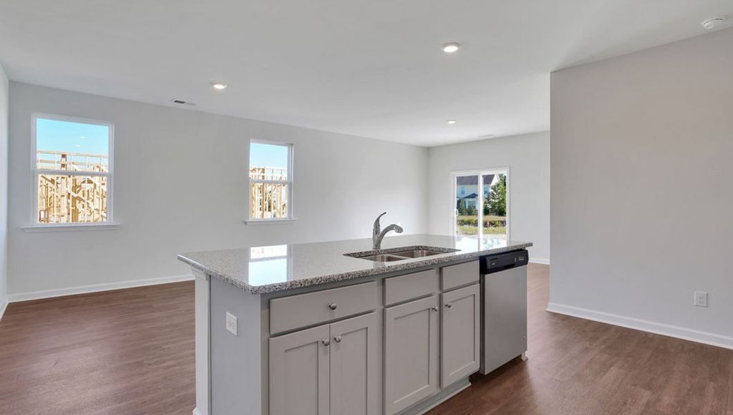 Representative furnished interior of a home built from the ROBIE by D.R. Horton in The Pines at Blake Farm, Wilmington (Image 6).