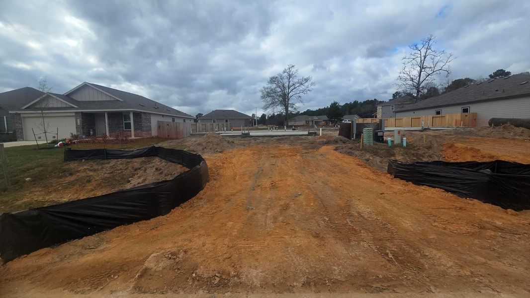 Site preparation for new homesites in Lakes at Crockett Martin, Conroe (Image 22).
