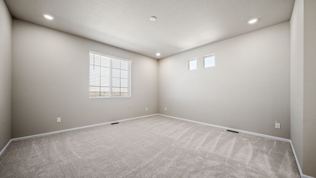 Spacious, unfurnished interior of a new home in Reunion, Commerce City (Image 17). Spacious, unfurnished interior of a new home in Reunion, Commerce City (Image 17).