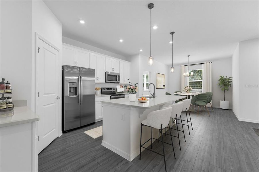 Furnished interior view inside a new home in Kentucky Square, Sanford (Image 17).