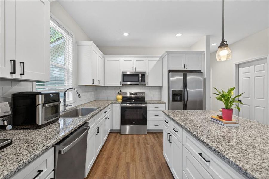Furnished interior view inside a new home in , Monroe (Image 9).