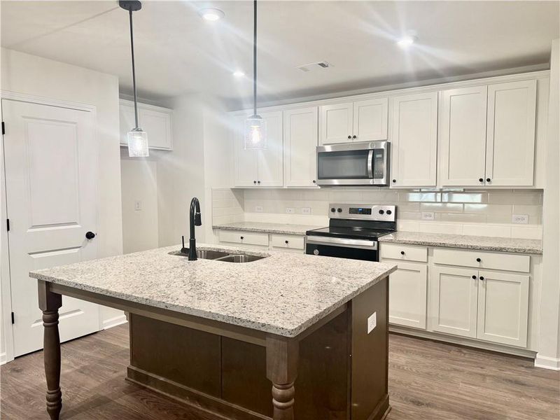 Furnished interior view inside a new home in Silver Leaf, Dawsonville (Image 3).