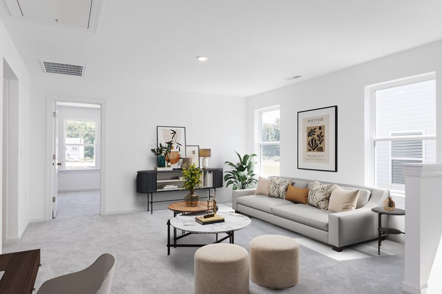 Representative furnished interior of a home built from the Stella by Taylor Morrison in Camden Place, Angier (Image 9).