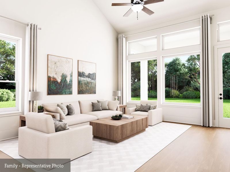 Furnished interior view inside a new home in The Woodlands Hills - Reserve Collection, Willis (Image 6). Furnished interior view inside a new home in The Woodlands Hills - Reserve Collection, Willis (Image 6).