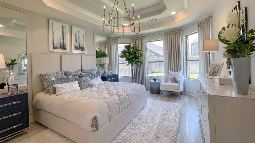 Furnished interior view inside a new home in Jordan Ranch, Katy (Image 17).