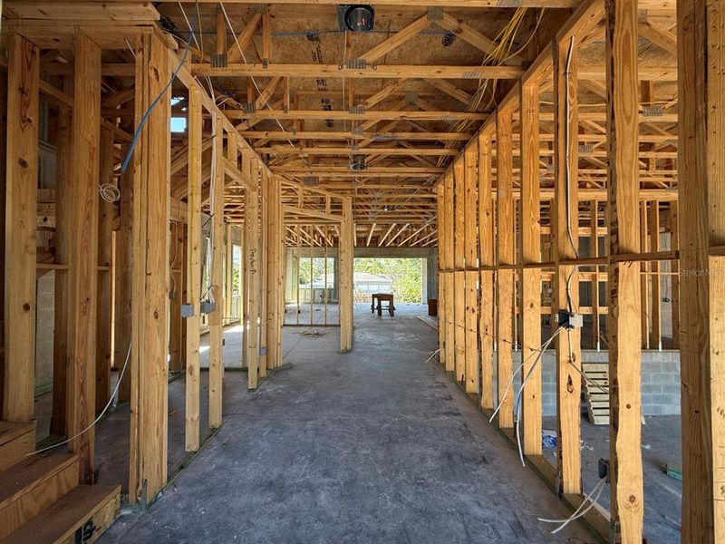 In-progress construction of a new home in , Tampa, FL (Image 9).